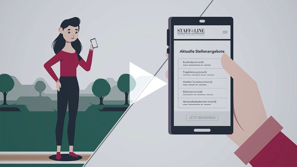 Staff and Line - Erklaervideo Bewerbungsprozess Personalsuche