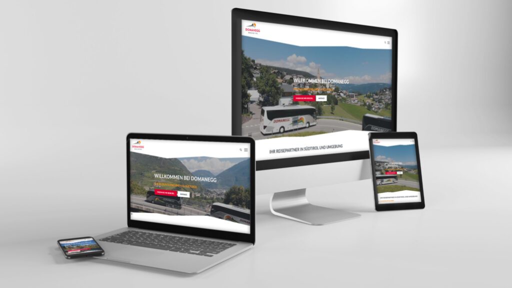 Domanegg Reisen - Branding und Webdesign Suedtirol